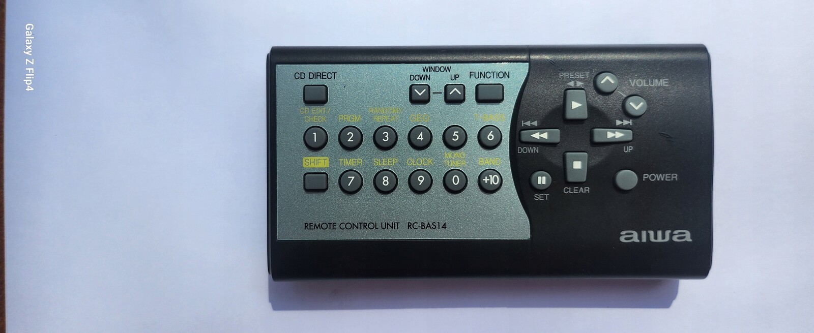 Pilot Aiwa RC-BAS14 RC-BAS15 Originál