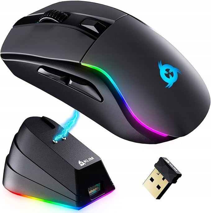 Klim Blaze Y Rgb Bezdrátová Myš s Rgb nabíjením