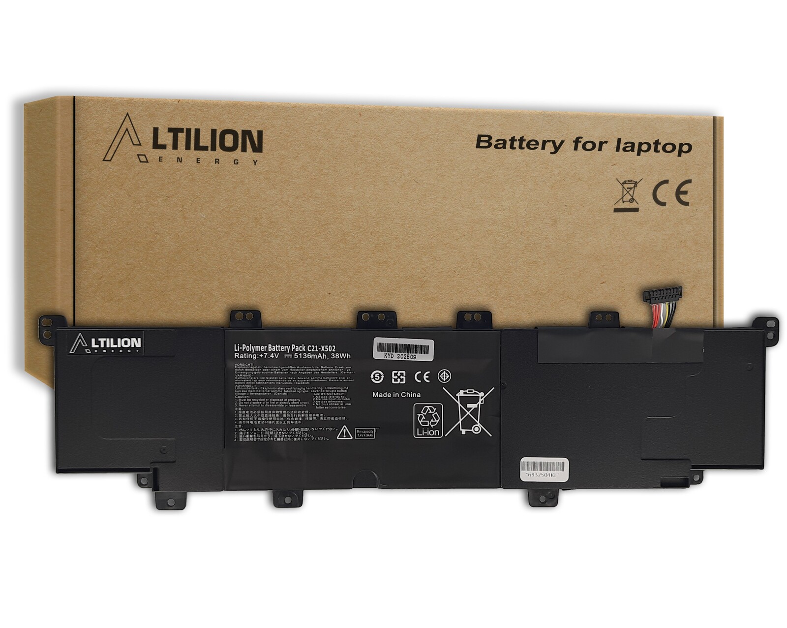 Baterie C21-X502 C31-X502 pro Asus X502C F502C V500C PU500C Vivobook S500