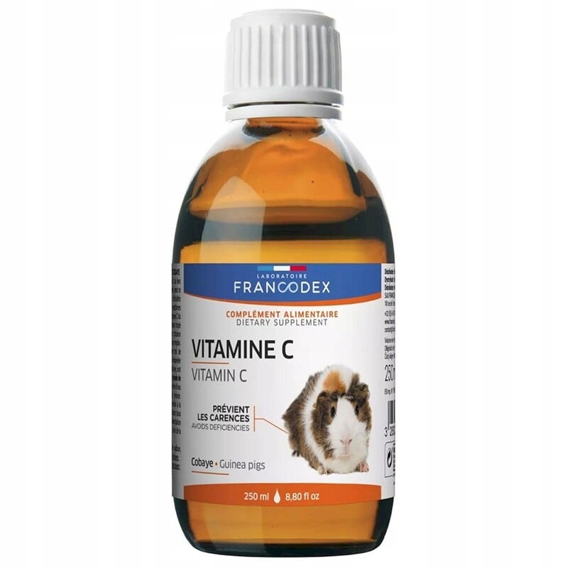 Vitamín C Pro Morčata, Doplněk Stravy Pro Prevenci 250 ML