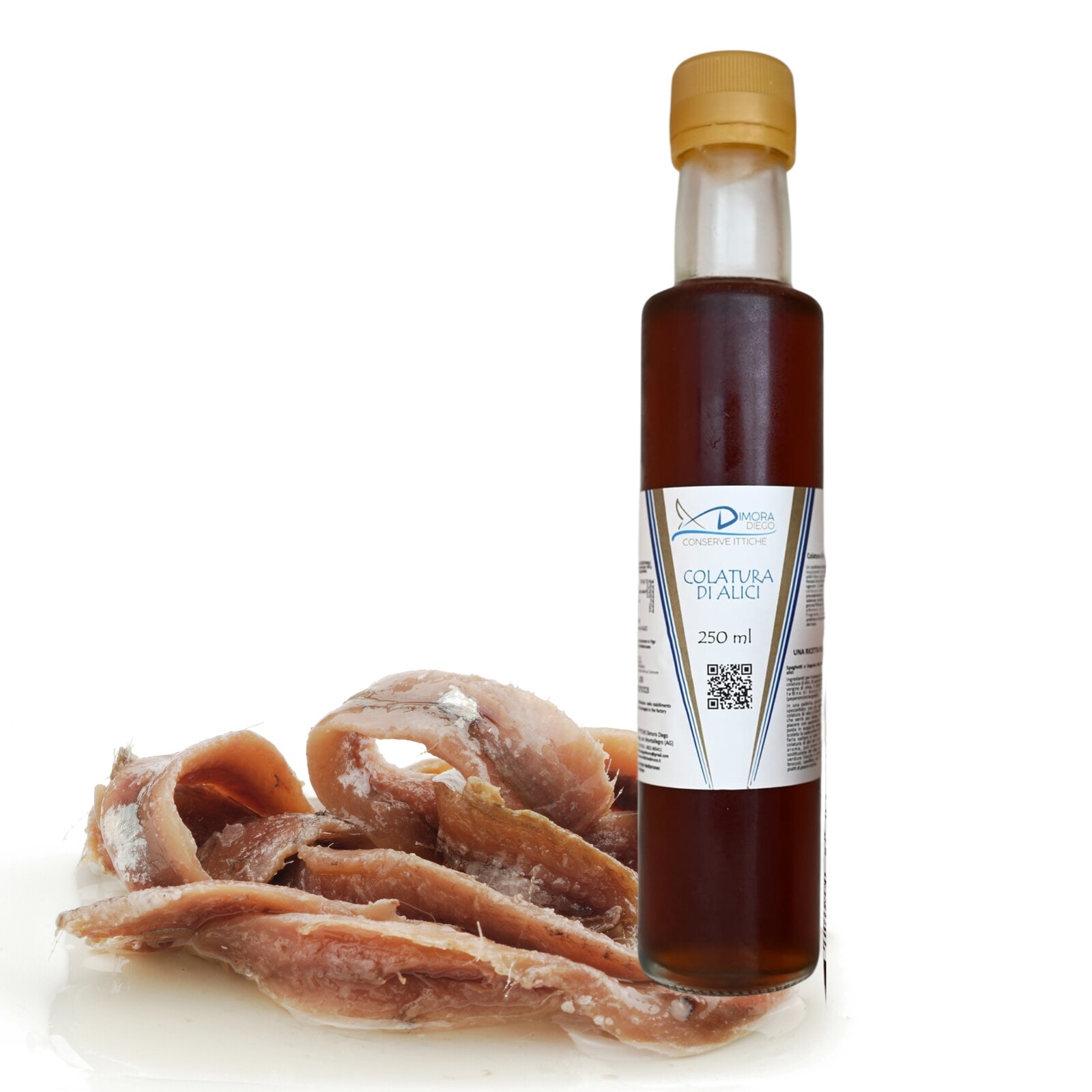 Tradiční Colatura di Alici 250 ml – sicilská omáčka s ančovičkami