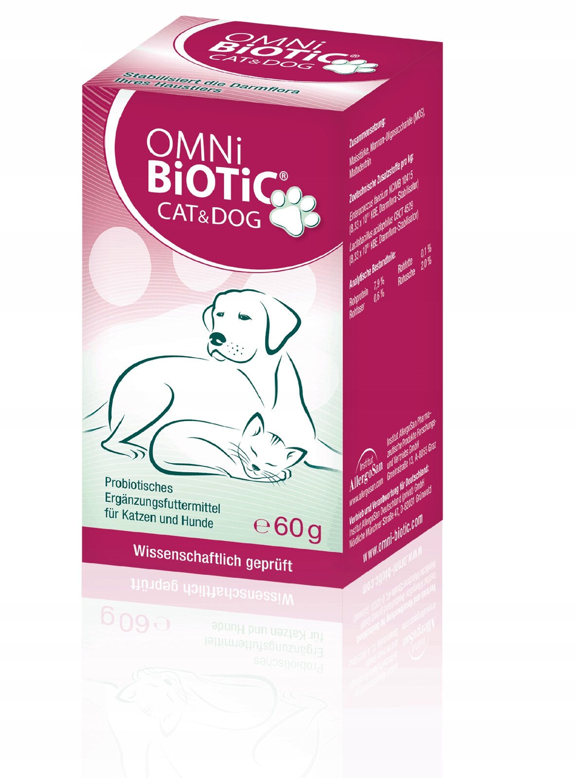 OMNi-BiOTiC Cat&Dog (Stabilizuje bakteriální flóru psů a koček) 60 g