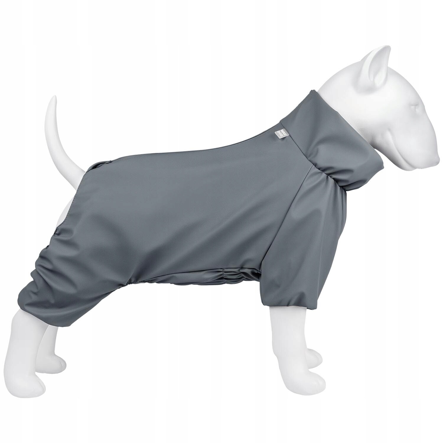 Pláštěnka pro psa, voděodolná, šedá, vel. M/L (M47)