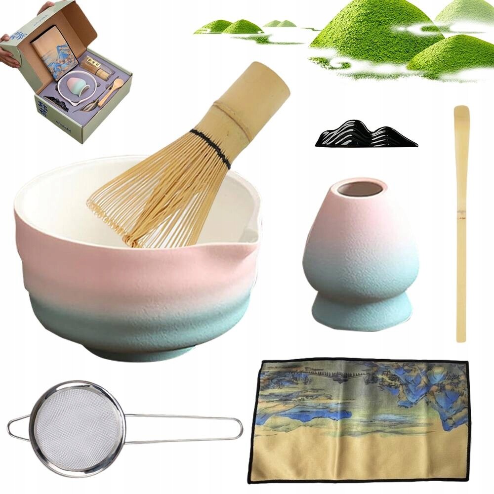 Profesionální Sada Matcha Bambus Tradiční Obřad Vaření Matchy