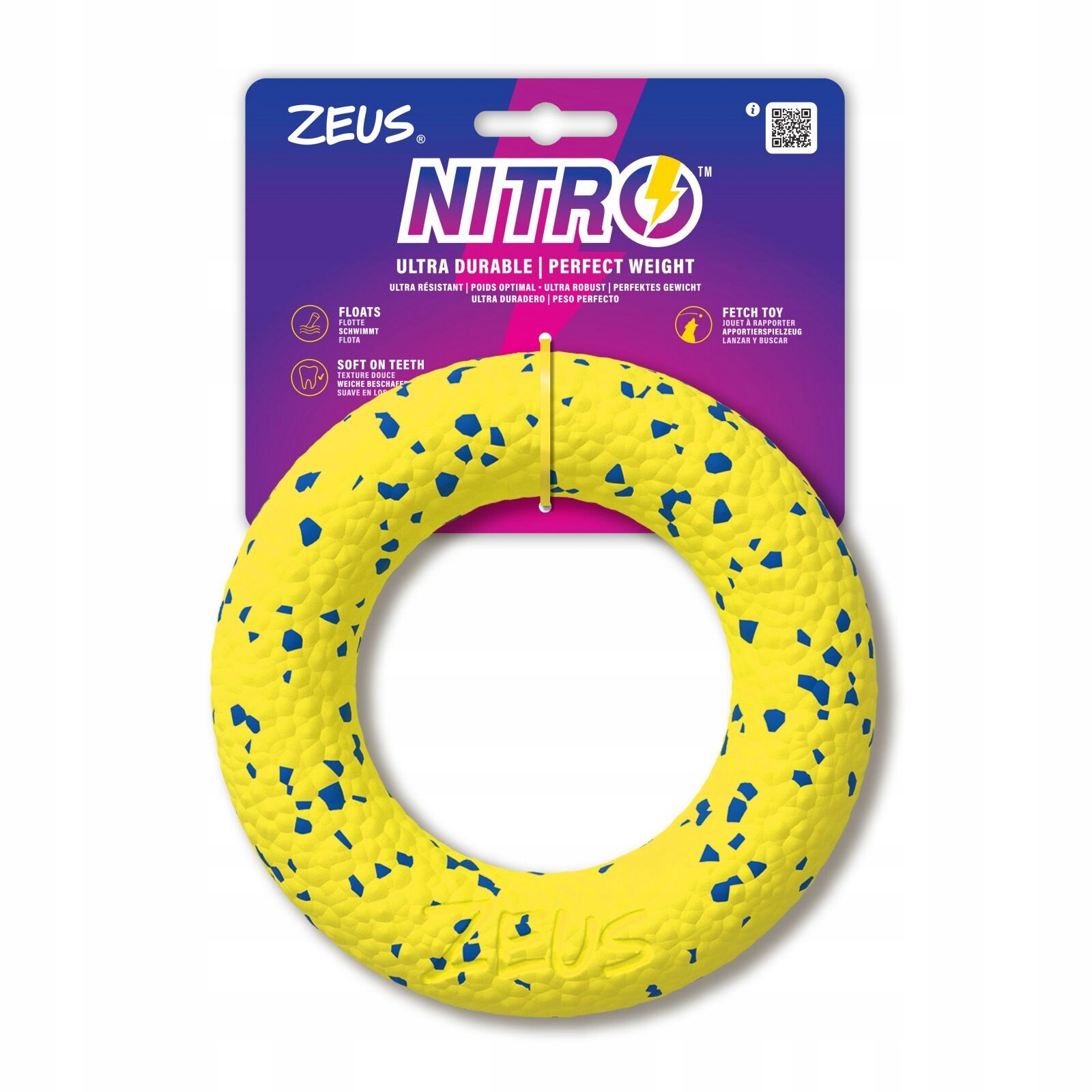 Zeus Nitro Zeus Nitro Prsten Žlutý A Modrý i 16CM