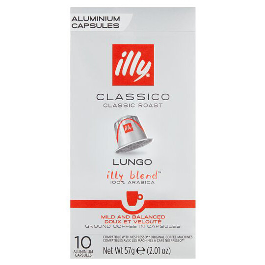 Kapsle pro Nespresso Illy Classico Lungo 10 ks