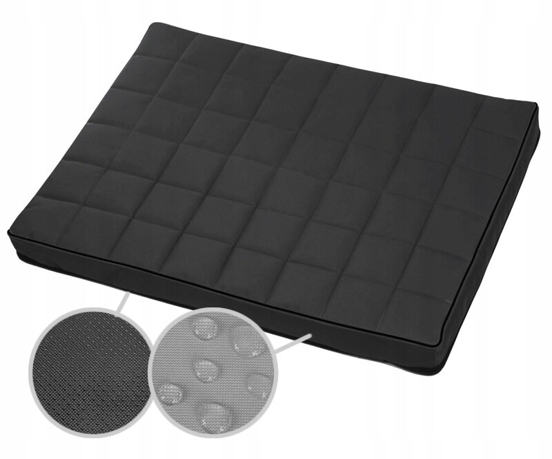 Pelíšek pro psy, matrace Pelíšek potah , černo-černý Premium