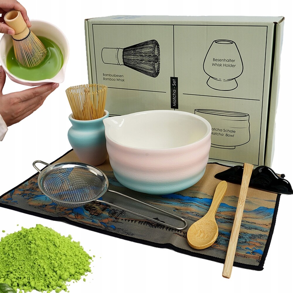 Sada Na Matchu 8 Dílná S Hubičkou, Barva Růžová Jako Dárek