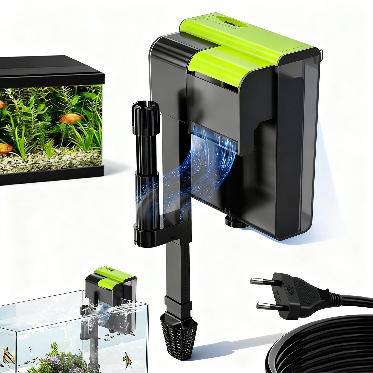 4V1 Vnější Filtr Pro Akvárium, Iltrace Sterilizace Kyslíkování