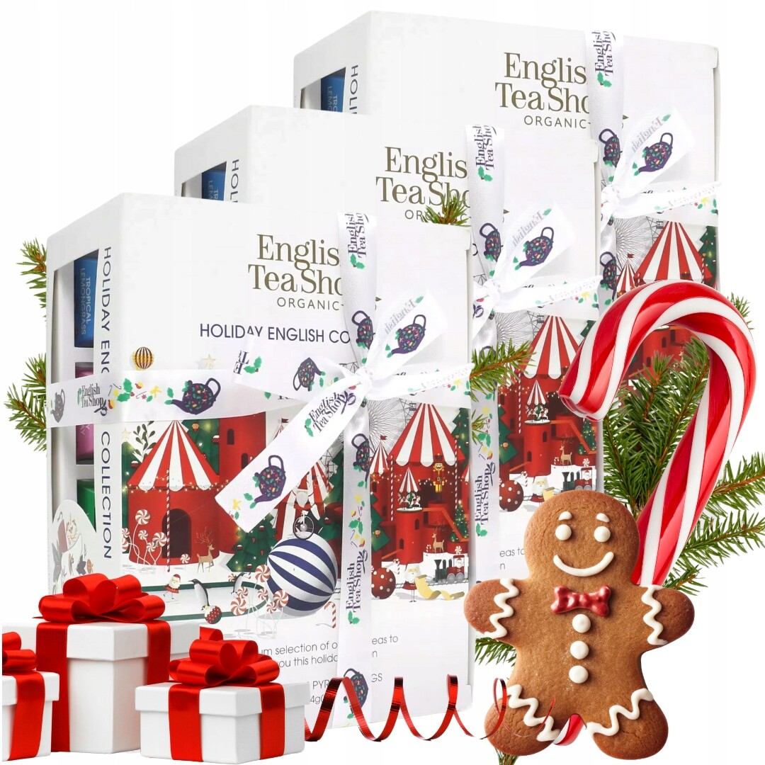 Dárková sada černého a zeleného čaj jako Dárek čaj Vánoční Dárek