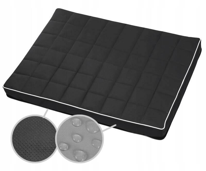 potah matrace psa a kočku Pelíšek černá a bílá Premium