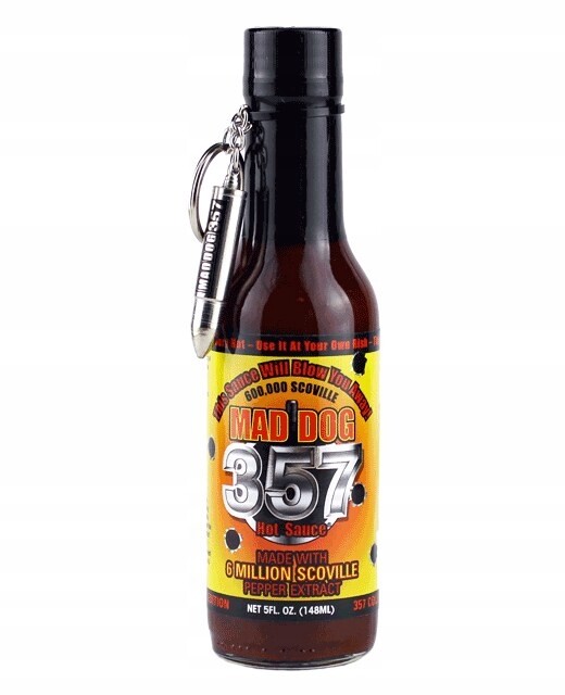 Superostr omáčka Mad Dog 357 Sběratelská edice s nábojem z Usa, 148 ml