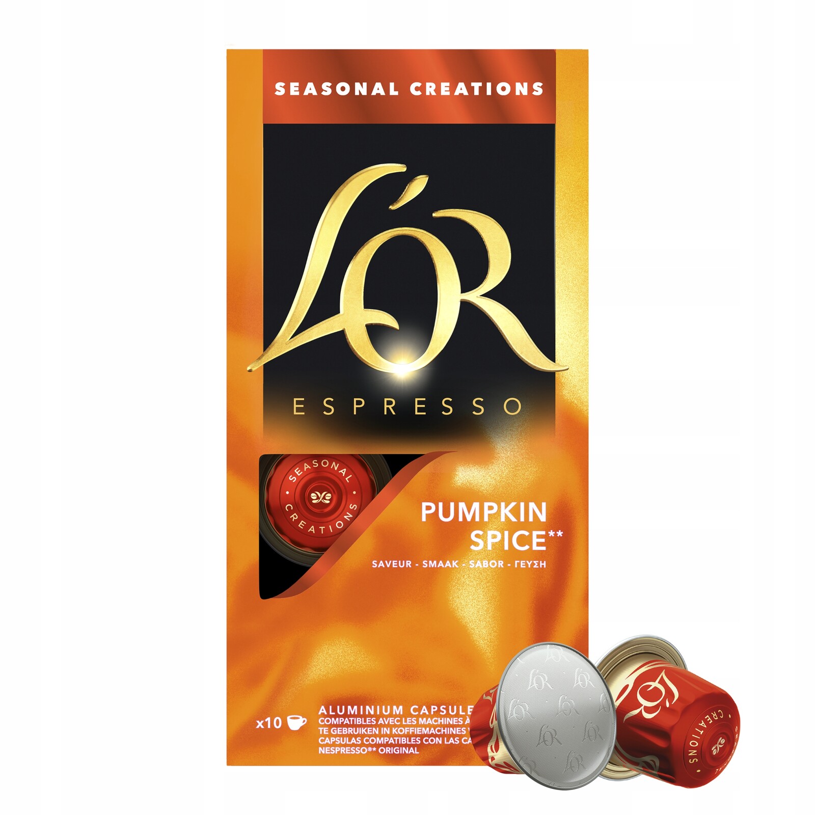 Kapsle Nespresso L'Or Pumpkin Spice 10 ks