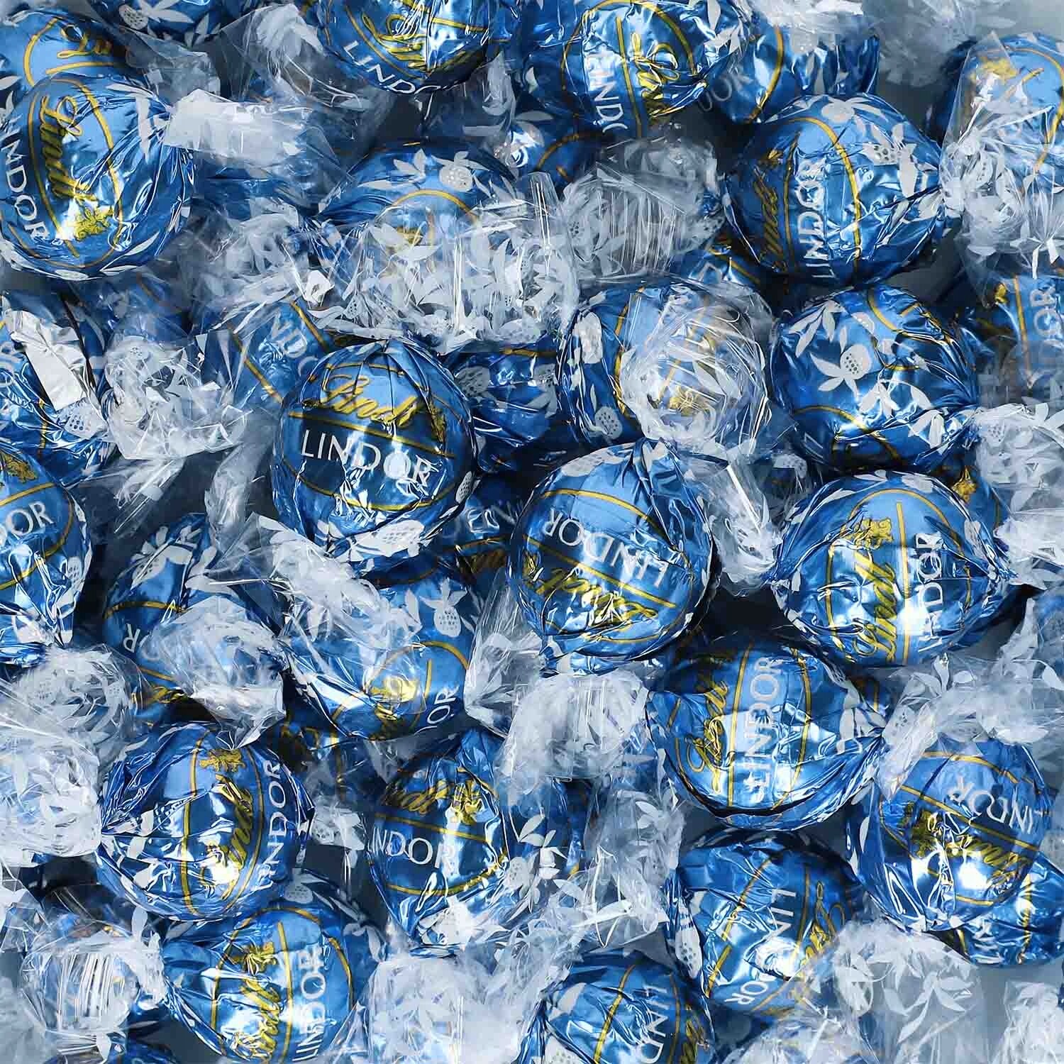 Čokoládové kuličky Lindt Lindor Mléko a bílé lanýže 3 kg