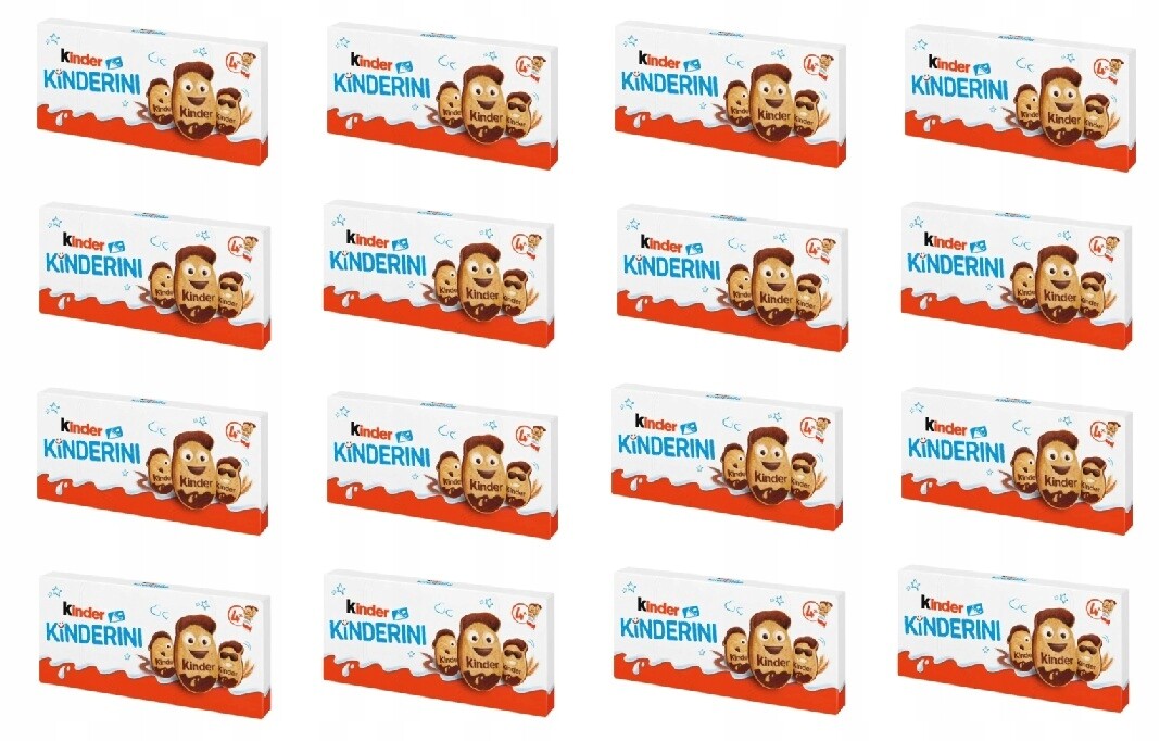 16 x 100 g Kinder Kinderini sušenky Karton
