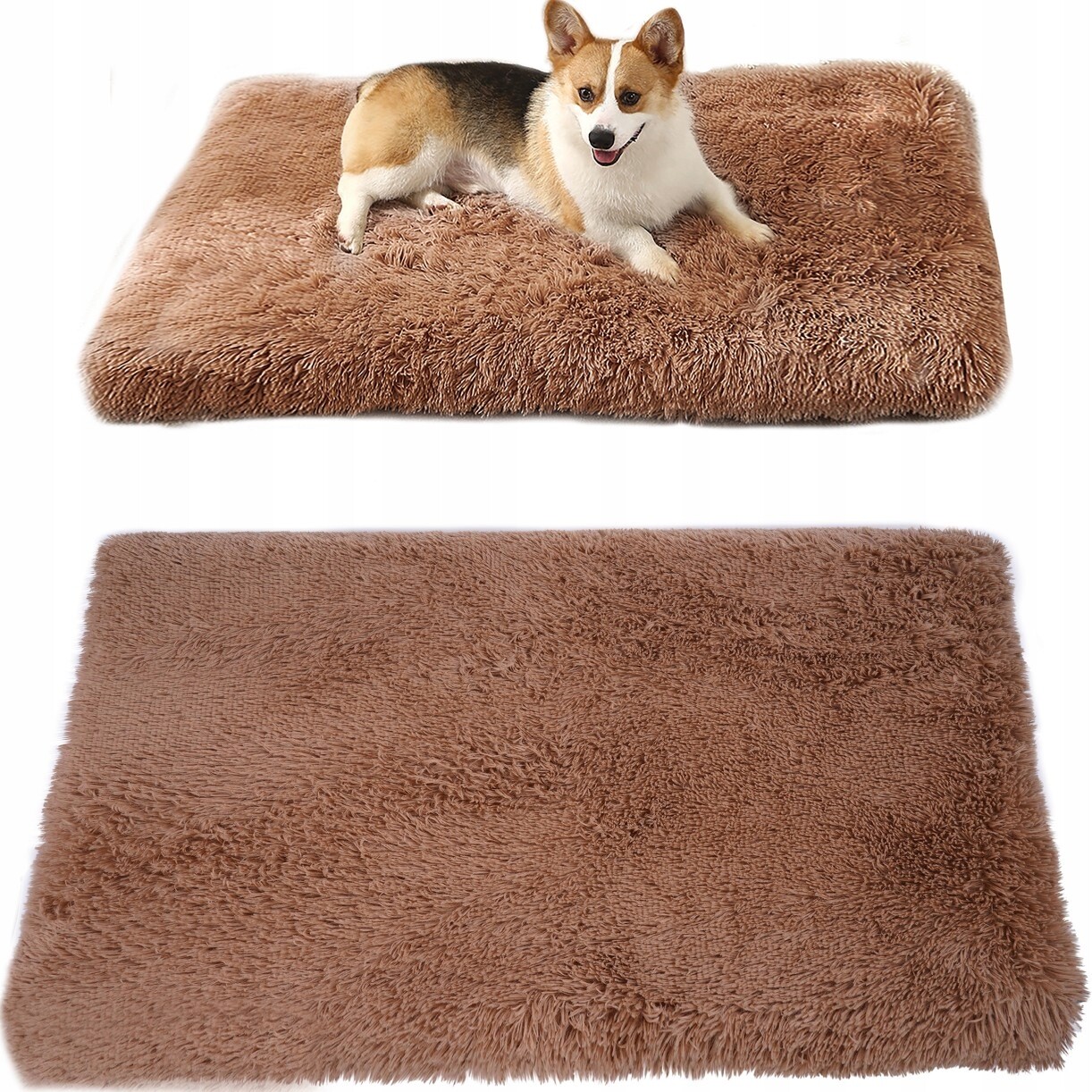 Plyšový Obdélníkový Pelíšek Pro Psa Kočku , Polštář Kotec