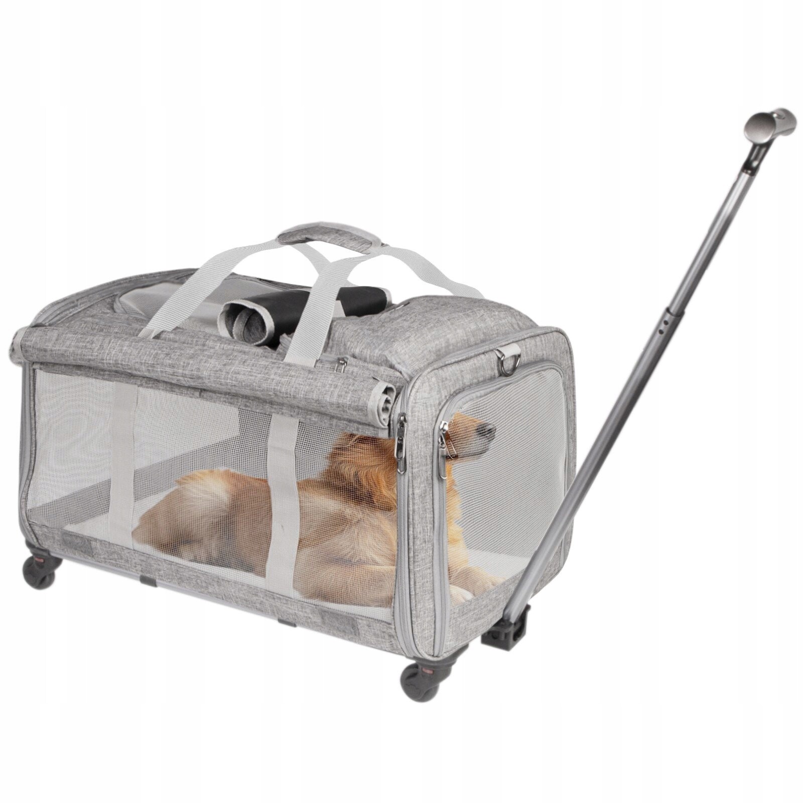 Přepravka na kolečkách Pro Kočky a psy s ventilací na výletní kočárek