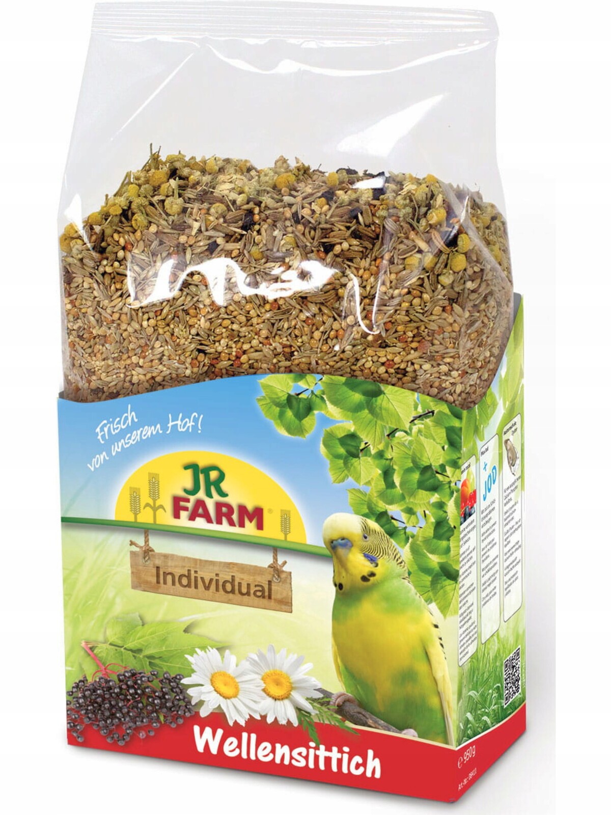 Jr Farm Individual – krmivo určené pro vlnité papoušky o hmotnosti 4 kg