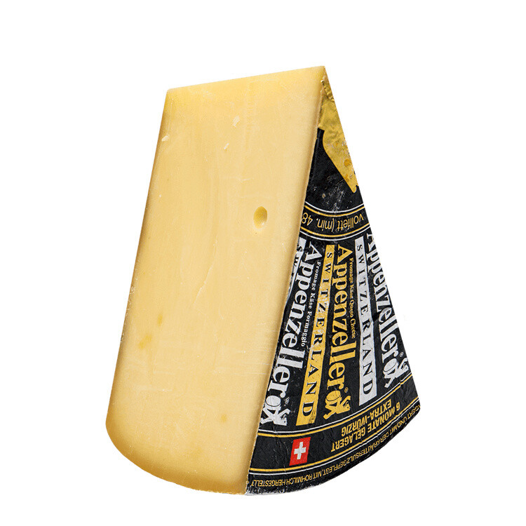 Sýr Appenzeller Extra Švýcarská klasika dozrávání 6 měsíců kousek cca 500 g