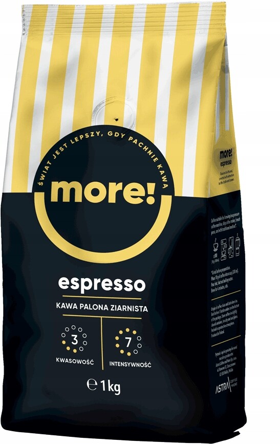 Astra More Espresso Káva zrna 1000 g 1 kg