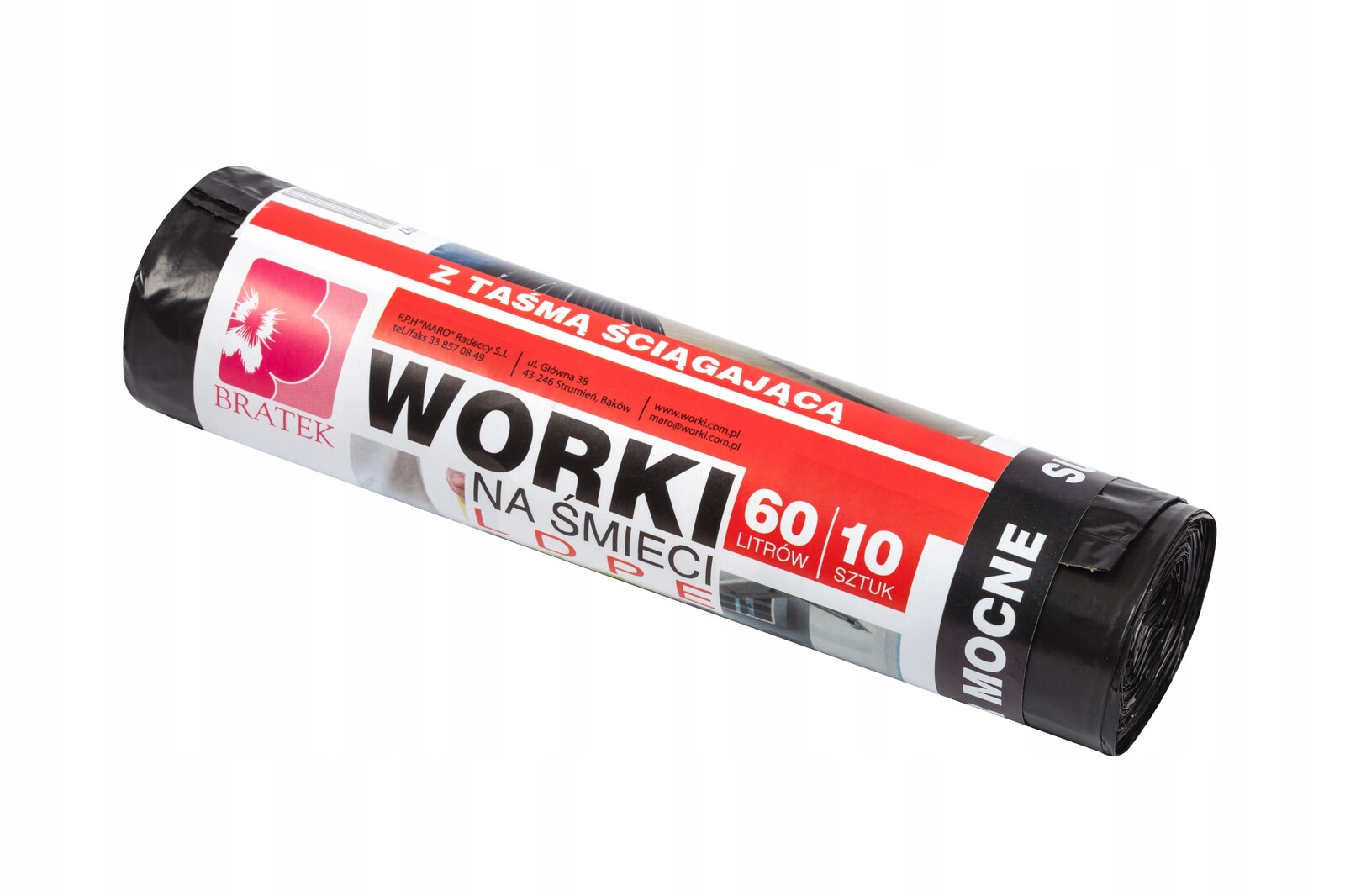 Univerzální pytle na odpadky Bratek Pytle na odpadky 60 l 10 ks Extra Silné