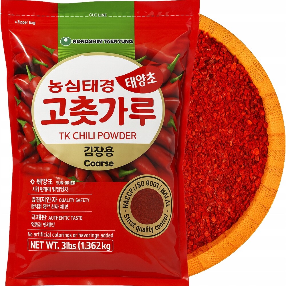 Korejská chilli paprička Gochugaru Hrubá pro Kimchi 1,362 kg Nongshim