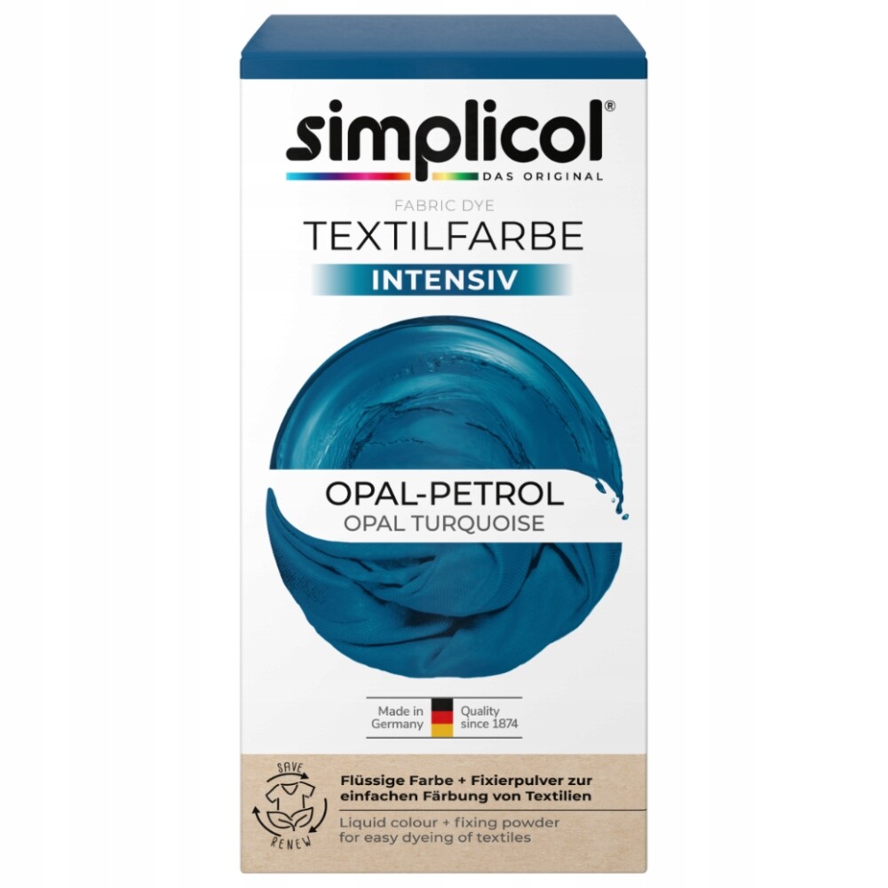 Simplicol Intensiv Opal-Petrol Barvivo na tkaniny