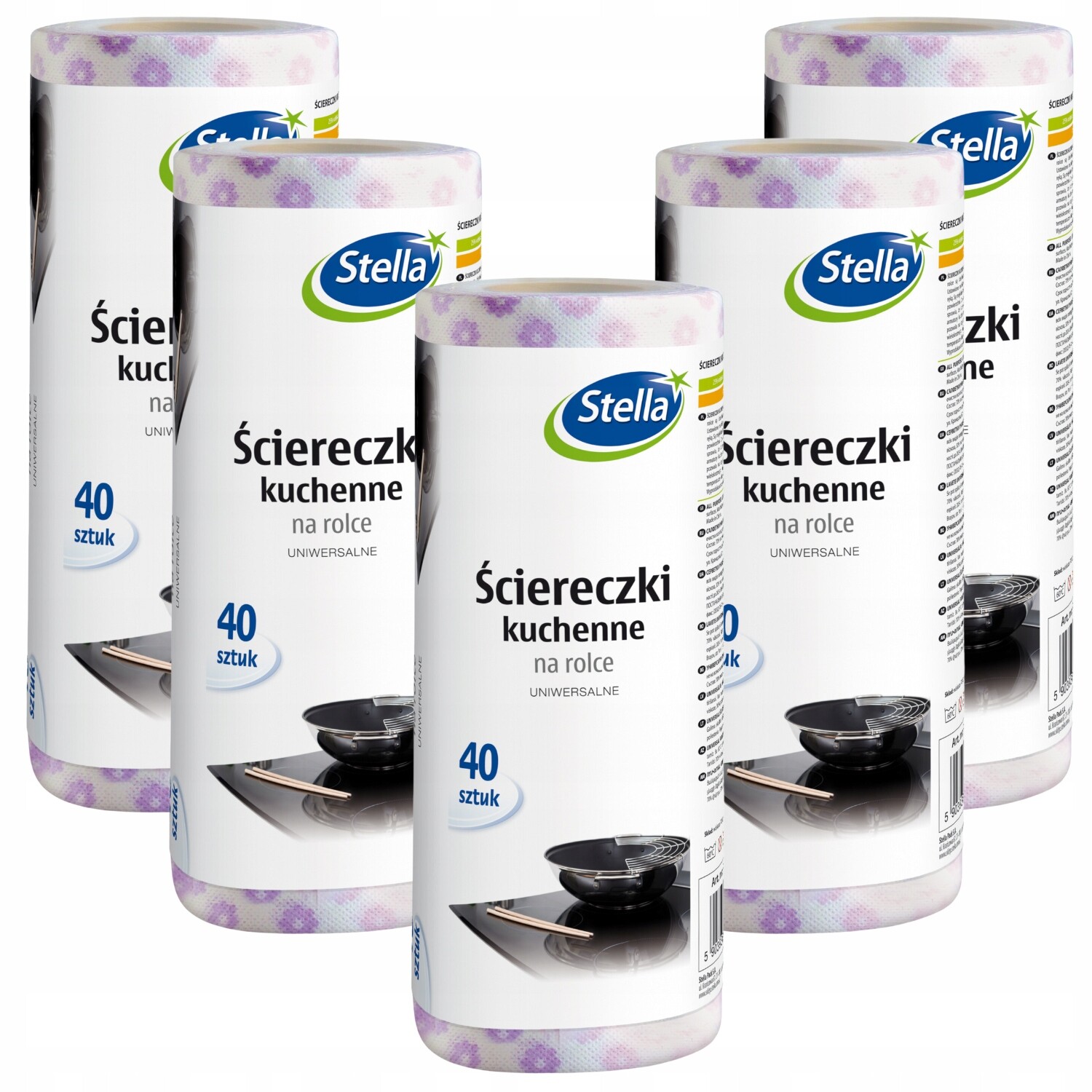 Kuchyňské Utěrky Perforované Stella Utěrky Na Roli 200 Ks Viskózové