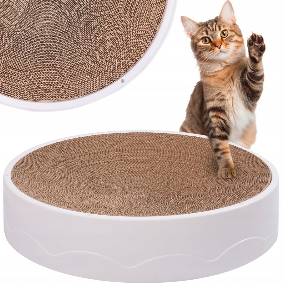 Škrabadlo Pro Kočky Kartonové Lepenky Velké Na Škrábání Hračka Ležící Kočka