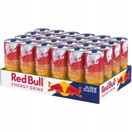 Red Bull Zimní Edice Jablko Fuji Zázvor 250 ml x 24ks