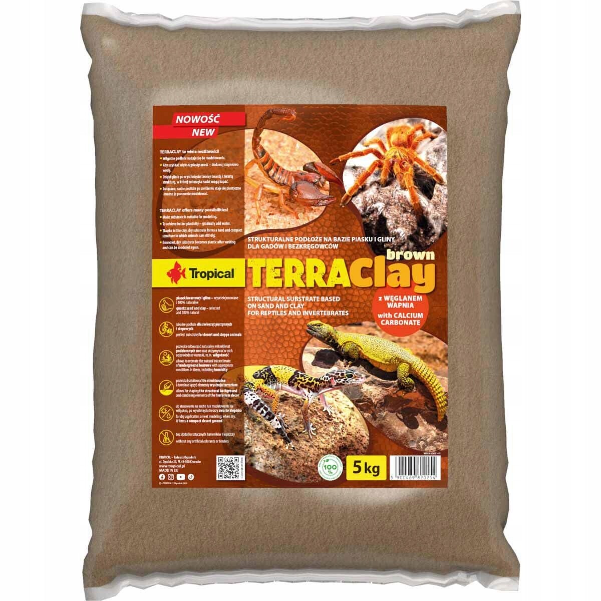 Tropical Terraclay Hnědá 5KG (222.6042)