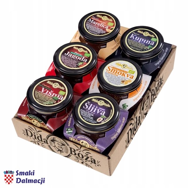Sada marmelád 6 x 240 g Dida Boží