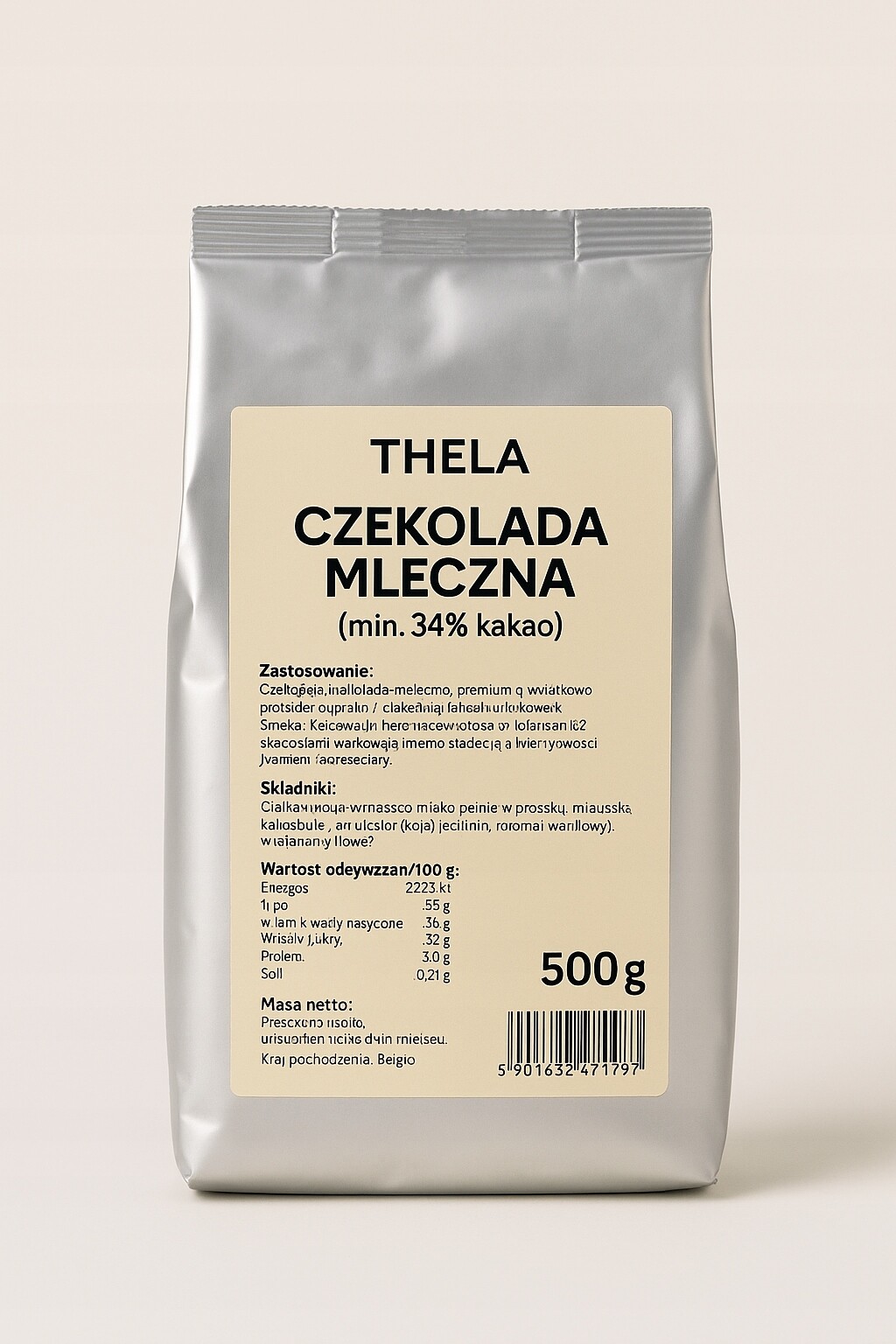 Mléčná Čokoláda 34% Thela 500g Batavia