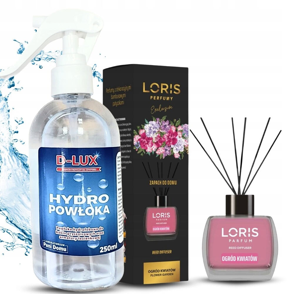 Hydroochranná sada D-Lux Hydrofobní povlak Parfém Loris 120 ml Květiny