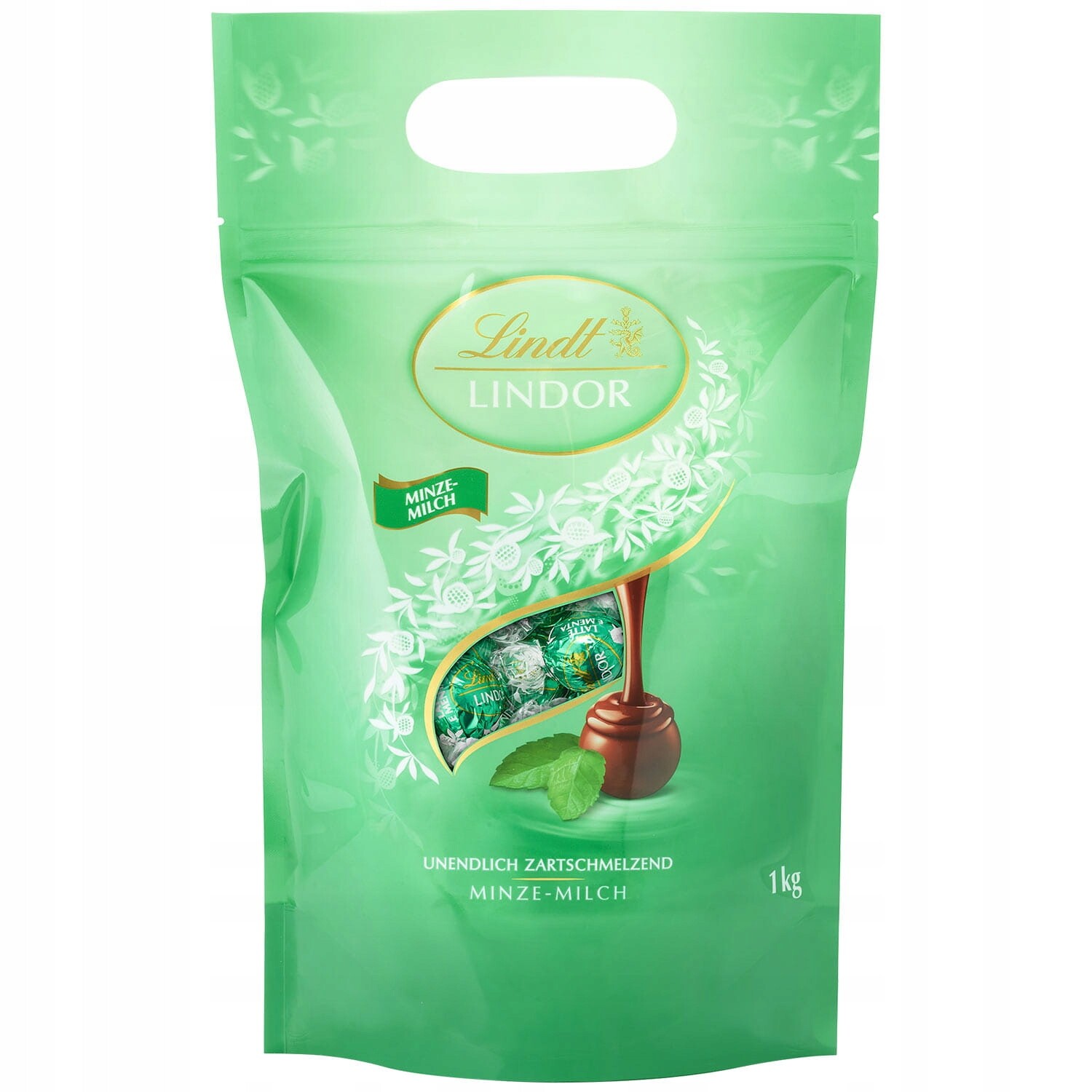 Kuličky z mléčné čokolády s mátou Lindt Lindor 1 kg
