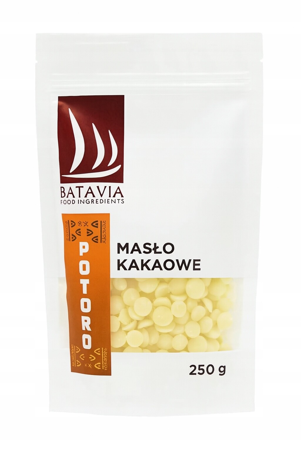 Potravinářské kakaové máslo Potoro 250 g (batavia)