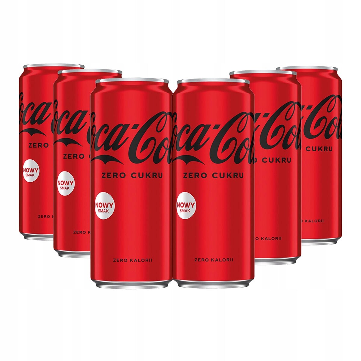 24x Coca-cola 0,33 L Zero cukru úzká plechovka