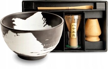 Sada Na Přípravu Čaje Matcha Kuro-shiro Vyrobená V Japonsku