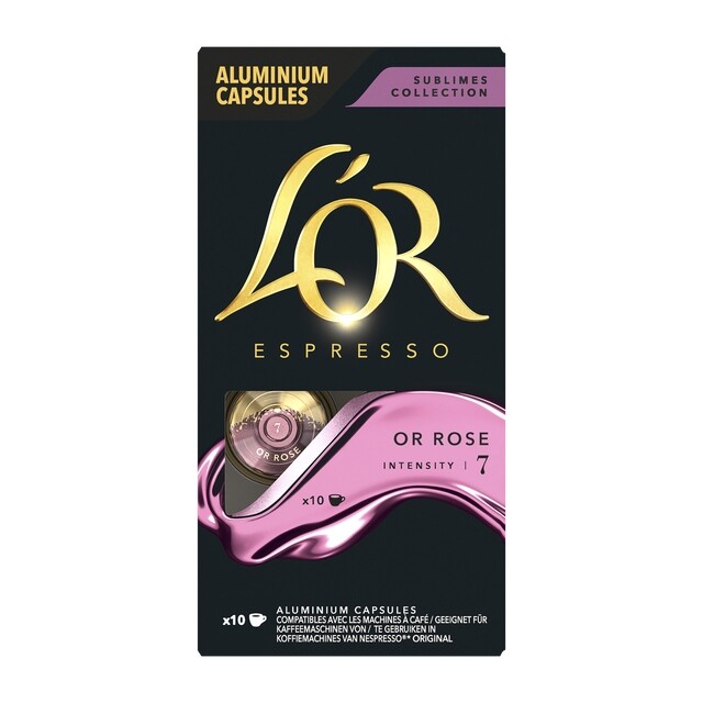 Kapsle pro Nespresso L'or Espresso nebo Růže 10 ks