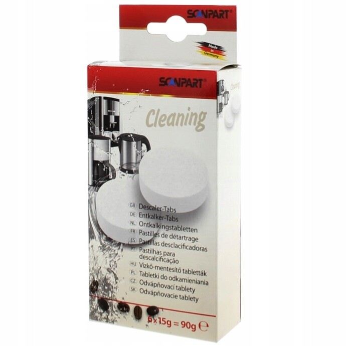 Univerzální odvápňovací tablety do kávovaru ScanPart 6 ks