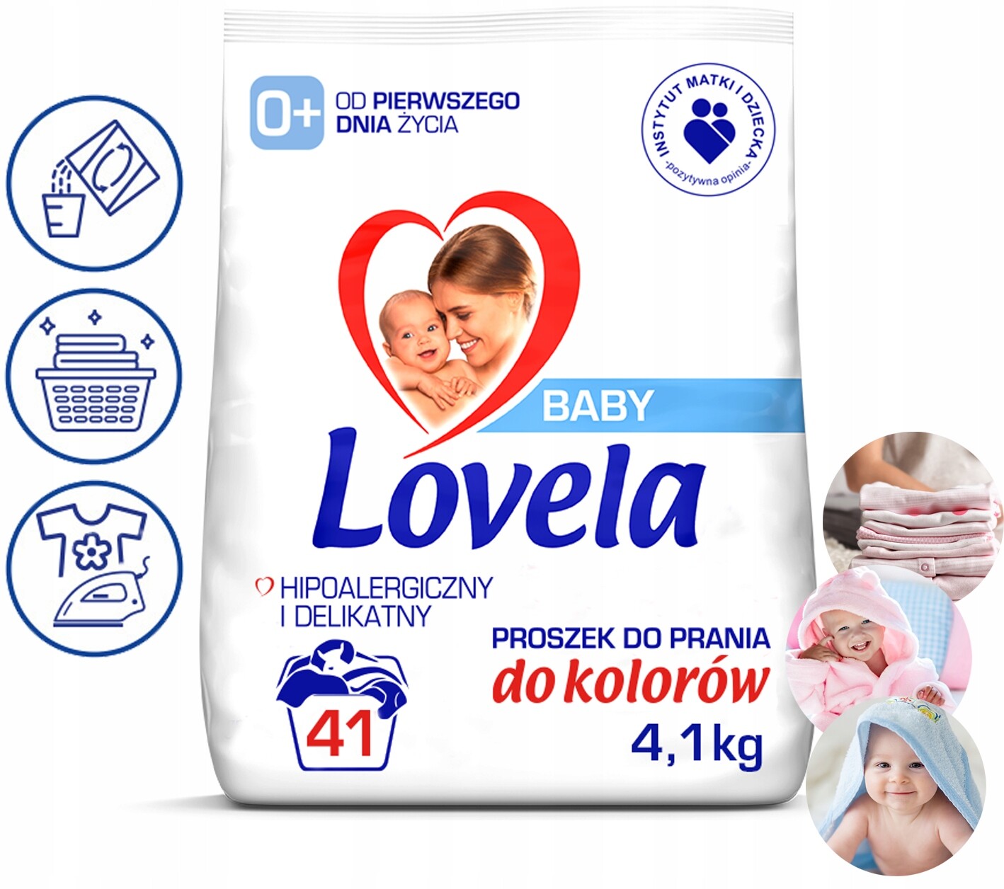 Lovela Baby Color 4,1 kg prášek na praní tkanin