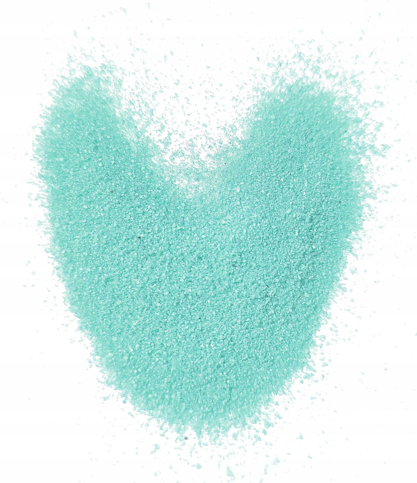 Dekorativní barevný písek Polský, atestovaná barva Mátový Tyrkys 24 Kg
