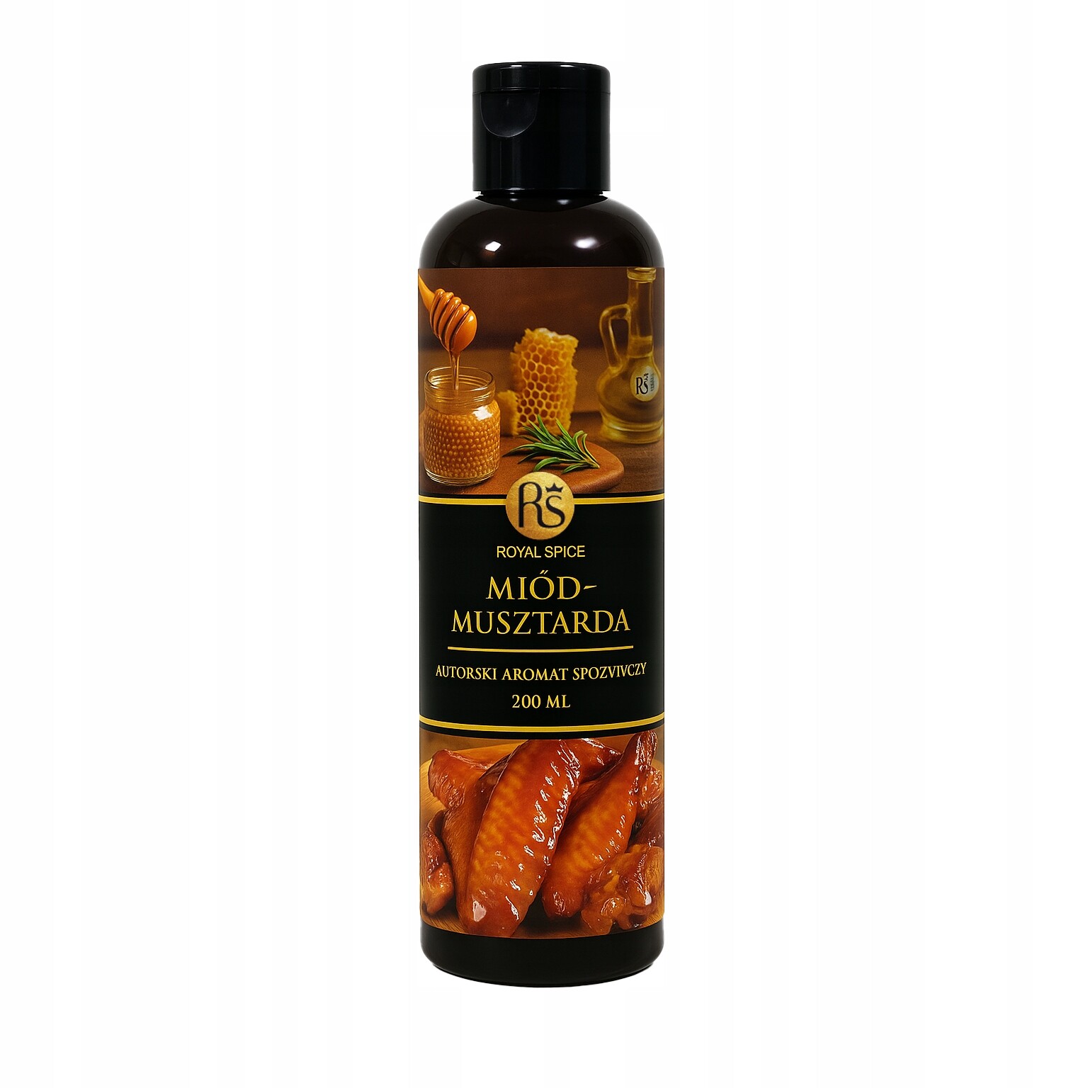 Autorské potravinářské aroma „Med – Hořčice“ 0,2 l