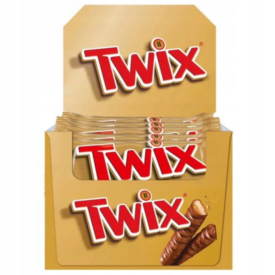 Twix Tyčinka s sušenkami a karamelem zalitý čokoládou 50 g (2 x 25 g) x 30 ks