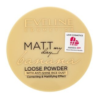 Eveline Matt My Day Banana Loose Powder pudr s matujícím účinkem 6 g