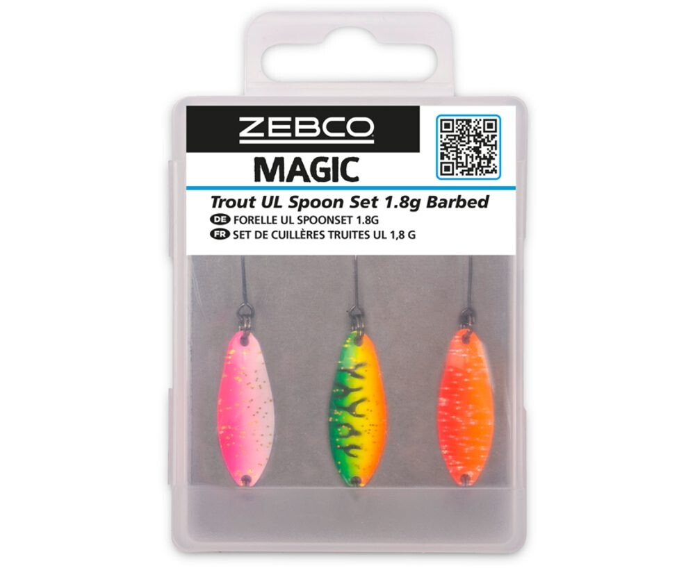 Zebco Plandavka Target Fish Trout UL Spoon Set 3ks - 1,8g