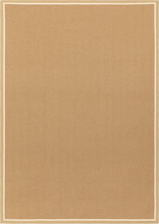 Oboustranný/ručně tkaný jutový koberec v přírodní barvě 120x170 cm Bordo Herringbone Linen – Asiatic Carpets