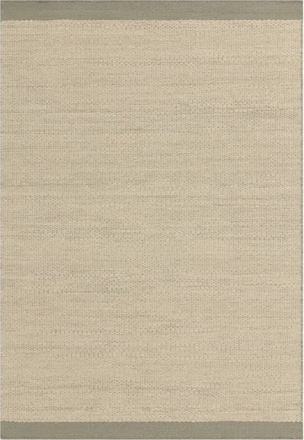 Krémový/šalvějově zelený ručně tkaný vlněný koberec 200x290 cm Lima Sage – Asiatic Carpets