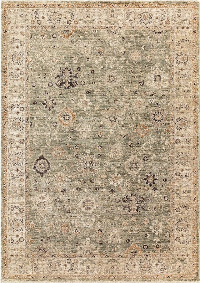 Zelený/béžový ručně tkaný koberec 120x160 cm Heriz Ornate – Asiatic Carpets
