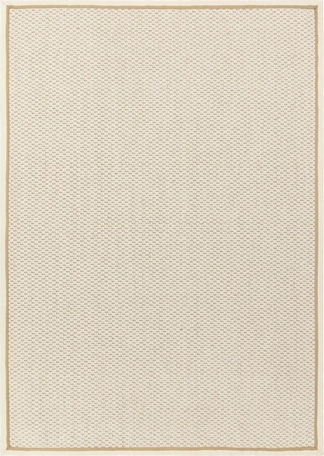 Krémový oboustranný/ručně tkaný koberec s příměsí vlny 80x160 cm Korra Double Loop – Asiatic Carpets